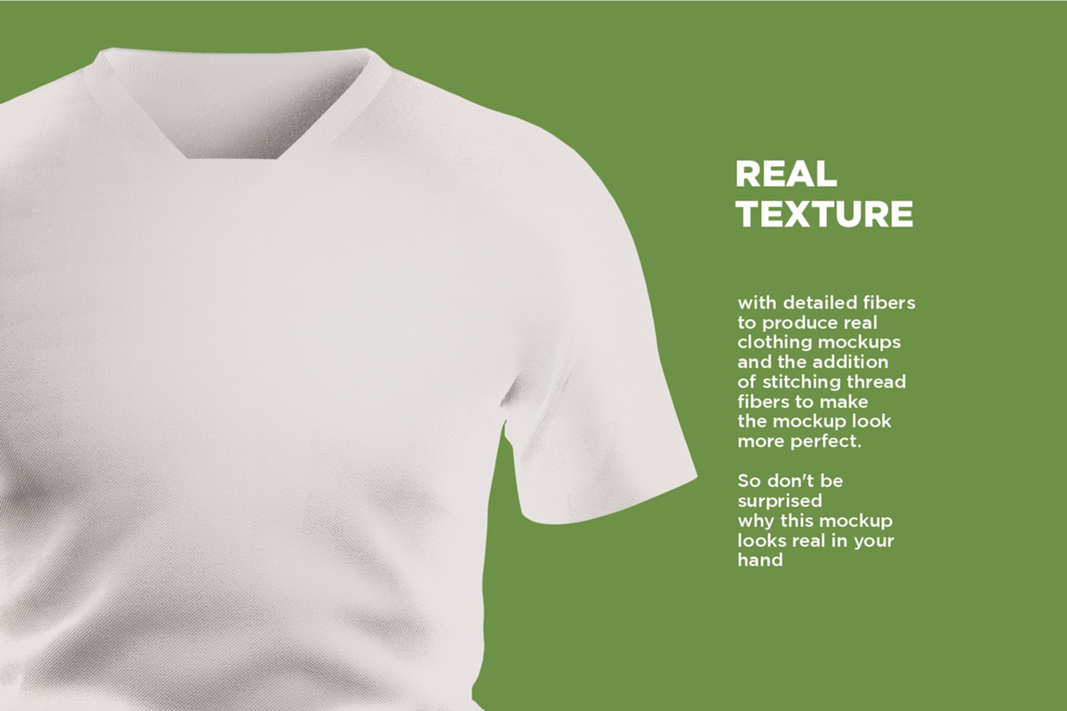 Football Kit T-Shirt Mockup, a Shirt Mockup by image touch (Photo 3 of 5)