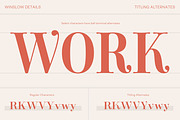 Winslow Title Complete Family, a Serif Font by Kimmy Design (Thumbnail 14 of 15)