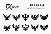 USA Eagle Icon Vector, an Icon by Akatype Studio (Thumbnail 1 of 3)