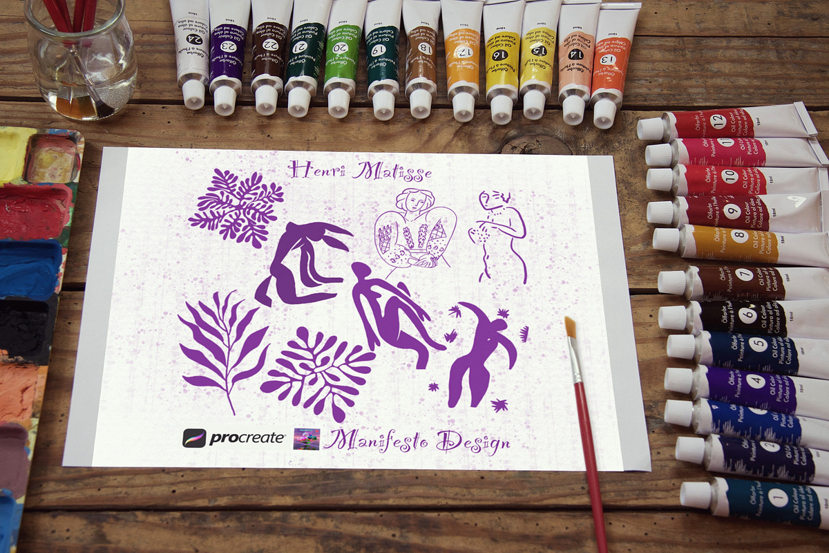 15 Line Art Matisse for Procreate 10, a Brush Add-On by Manifesto Design Gallery (Photo 4 of 7)