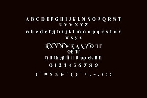 IKOMU UNnique Serif Typeface