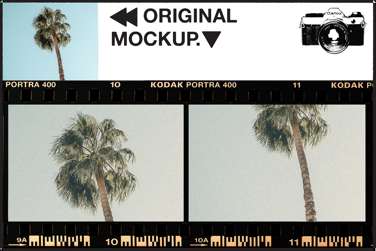 VINTAGE FILM PHOTO MOCKUP BUNDLE, a Print Template by Tropical Type (Photo 2 of 8)