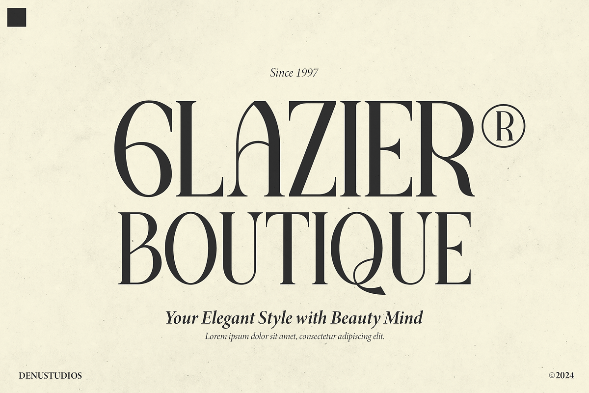 Raxiael | Modern Classic Serif, a Serif Font by Denustudios (Photo 2 of 16)