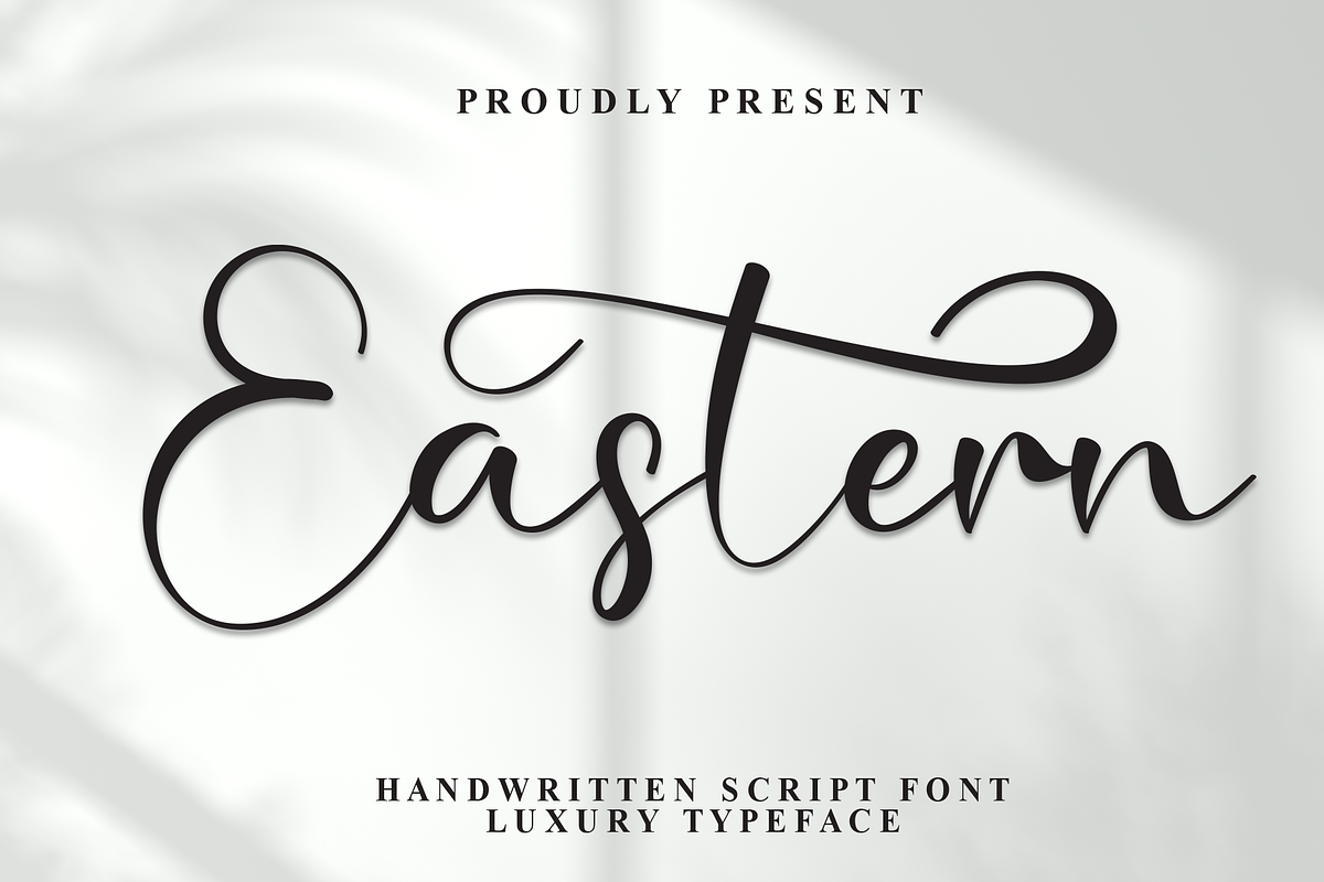 Eastern | Script Font, a Handwritten Font by Scratchones (Photo 1 of 9)