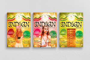 Indian Style Flyer Template