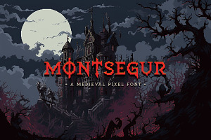 Montsegur - Pixel Font, a Font by Tugcu Design Co.