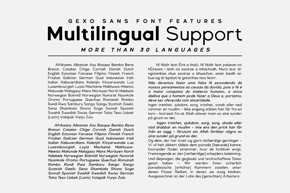 Gexo Sans - elegant font, a Sans Serif Font by Java pep (Photo 4 of 11)