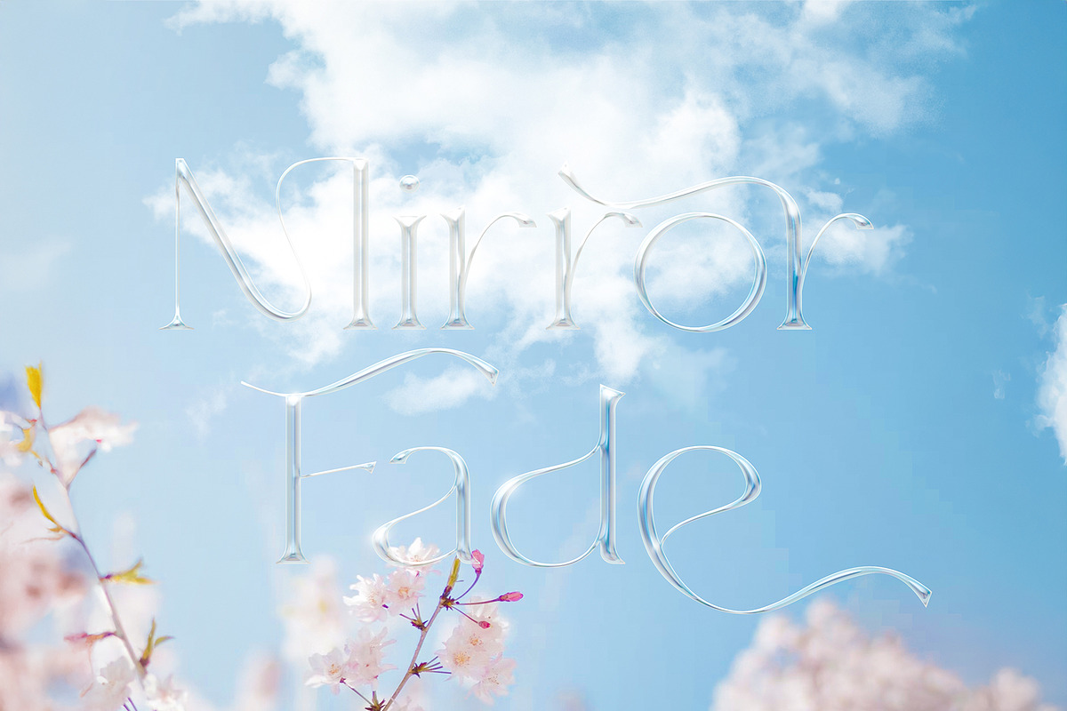 Chrome Glass Text Effect PSD, a Layer Style Add-On by Shovajit (Photo 2 of 3)