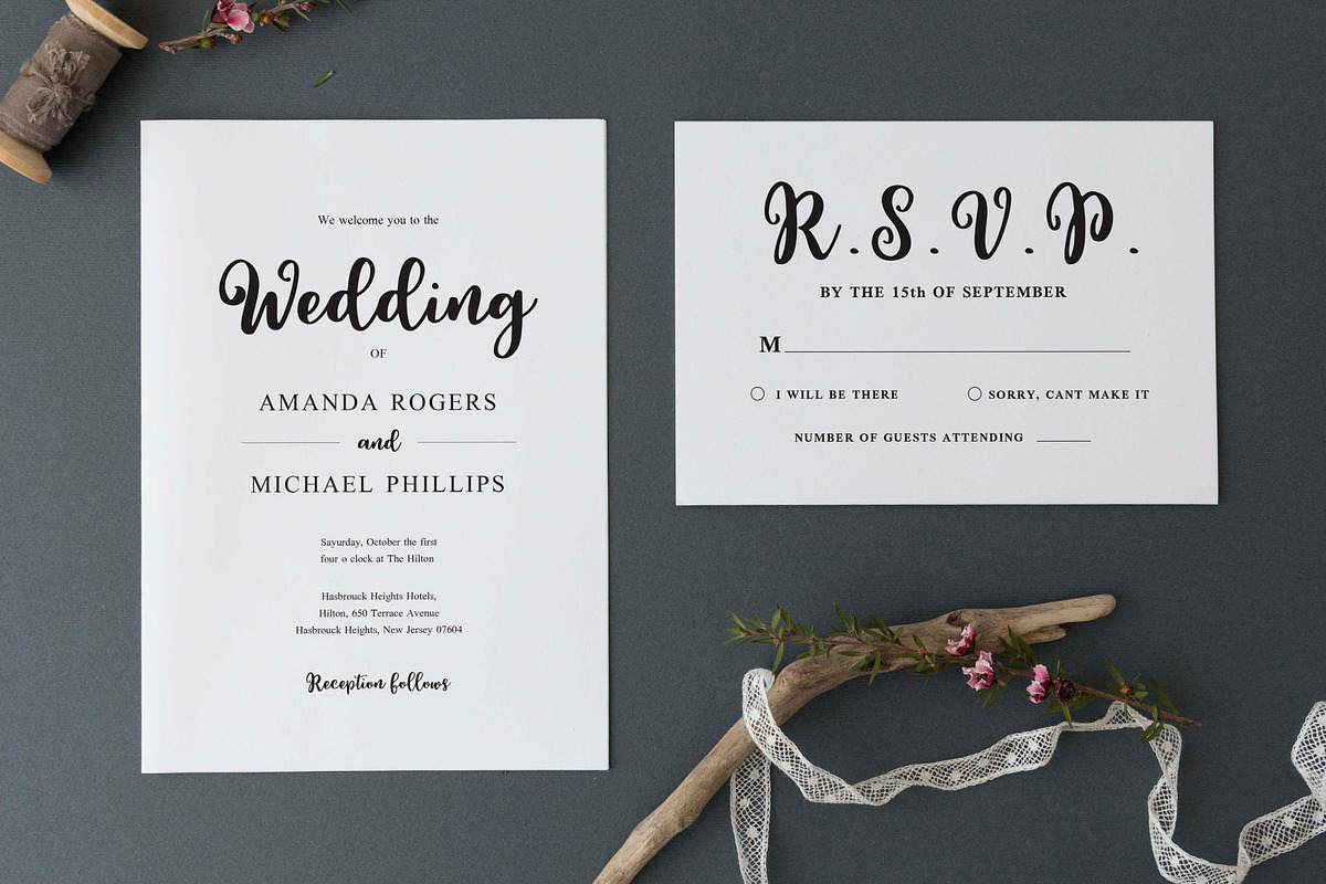 Wedding Invitation Suite, a Templates & Theme by DevineWedding (Photo 1 of 4)