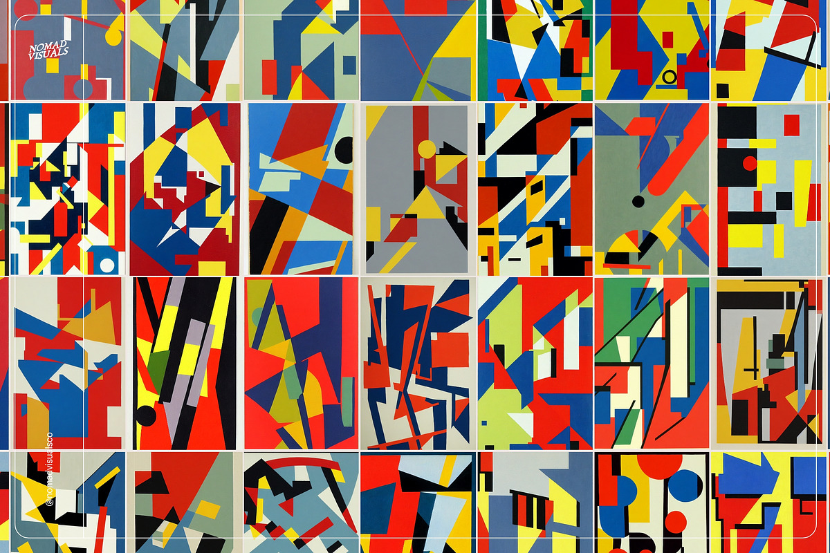 Bauhaus Paintings, a Decorative Illustration by Nomad Visuals (Photo 4 of 21)