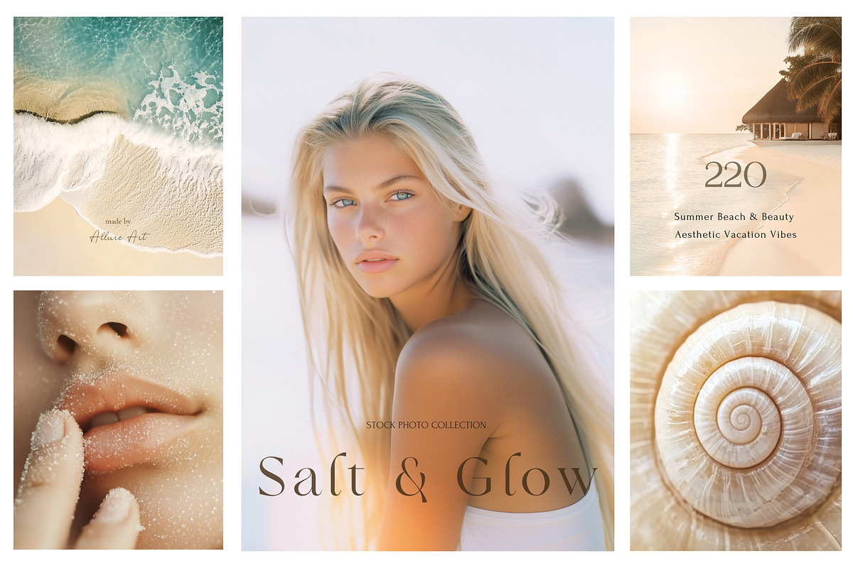 890 Summer Beach Stock Images Bundle, a Beauty & Fashion Photo by Allure Art (Photo 3 of 19)