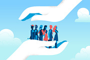 15 Vector World Illustrations, a Person Illustration by Hurcastock! (Thumbnail 3 of 16)
