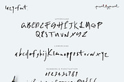 Handwritten Lazy Font, a Sans Serif Font by pixelcolours (Thumbnail 7 of 7)