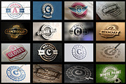 55 Photorealistic Logo Mock-ups, a Product Mockup by Cruzine (Thumbnail 3 of 5)