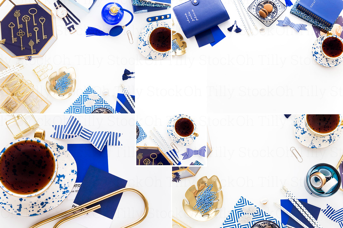 Feminine Navy, Blue & Gold Desktops, a Business Photo by OhTilly (Photo 2 of 6)