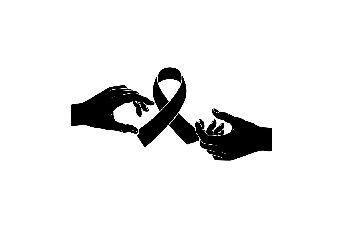 Cancer Awareness Day Silhouette Set, a Healthcare Illustration by balal (Photo 4 of 6)