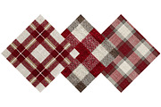 Rooster Farmhouse - Red Plaid, a Texture Illustration by DreamPrint404 (Thumbnail 4 of 4)