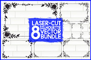Decorative Laser Cut Borders, an Illustration by balal (Thumbnail 1 of 9)