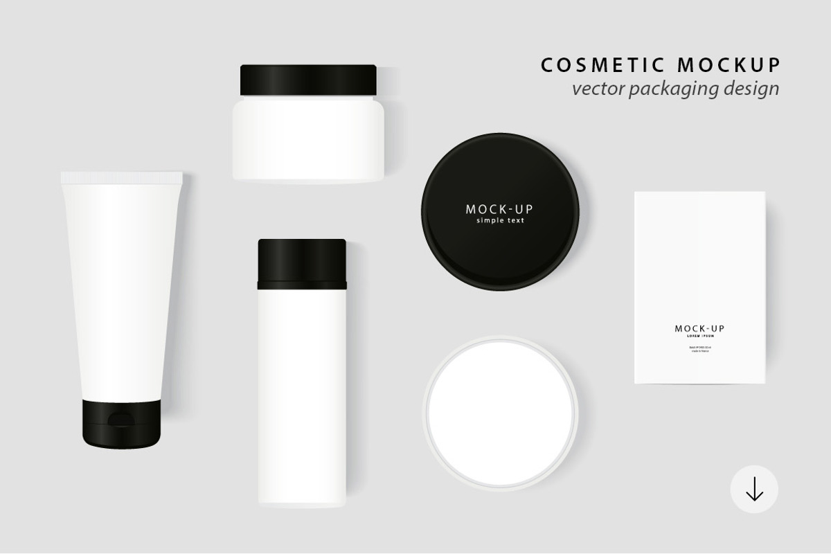 Cosmetic Packaging Vector MockUp, a Packaging Mockup by NiKO (Photo 1 of 5)