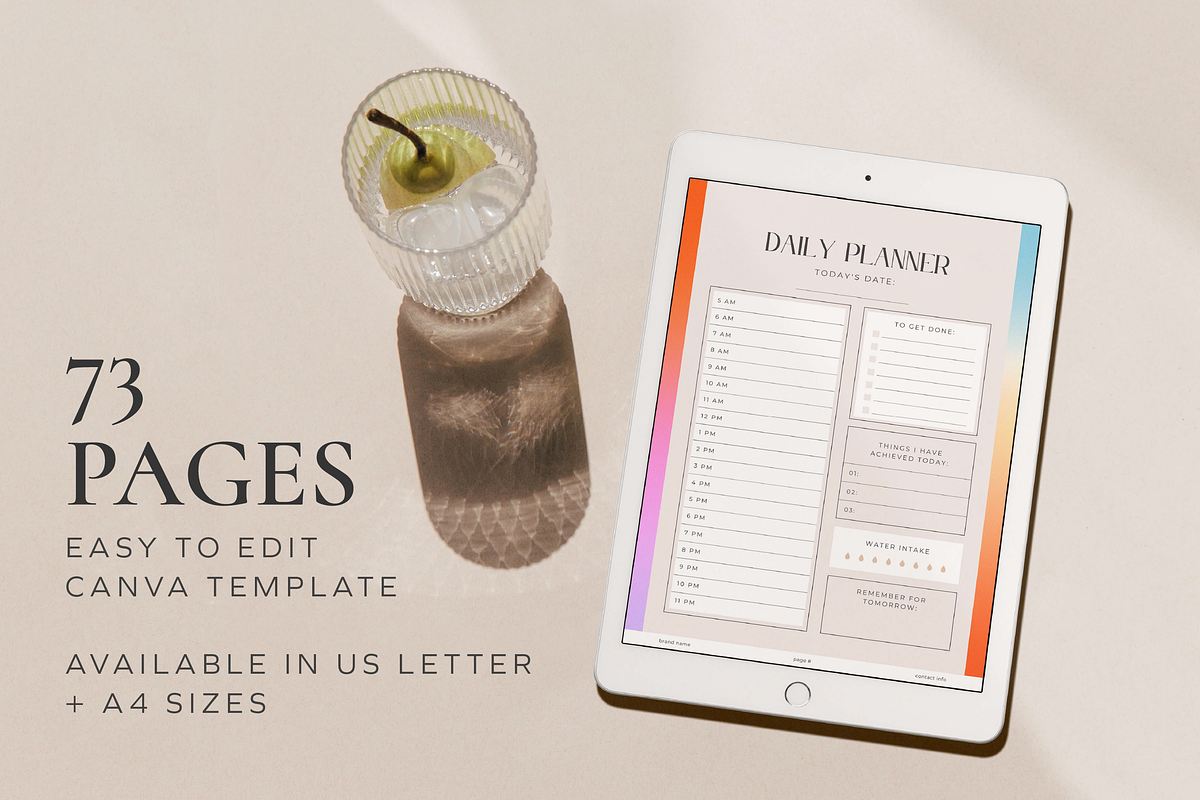 2026 Journal Planner Canva Template, a Magazine Template by Studio Soluna (Photo 4 of 14)