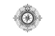 Ornamental Compass Rose SVG Bundle, an Illustration by Gaye Art (Thumbnail 14 of 31)