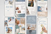 Summer Vibes Instagram Templates, a Social Media Template by ZenSocialDesigns (Thumbnail 3 of 9)