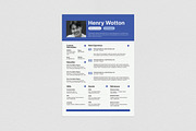 Modern Simple Resume, a Resume Template by Guuver (Thumbnail 2 of 3)