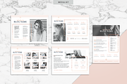 ROSE GOLD | Blog Media Kit, a Resume Template by Marigold Studios (Thumbnail 9 of 9)