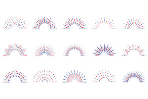 Sunburst And Sun Burst Radial, an Object Illustration by Gentle Studio