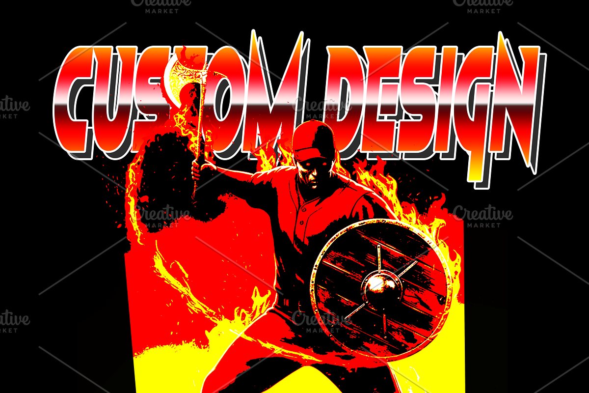 Custom Sports T-Shirt Design PSD preview 7