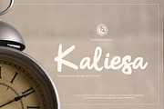 Kaliesa - Handwritten Script, a Handwritten Font by Olexstudio (Thumbnail 1 of 7)