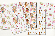 Valentine's Day Cupids and Doves, an Illustration by babenkoirusa (Thumbnail 8 of 12)