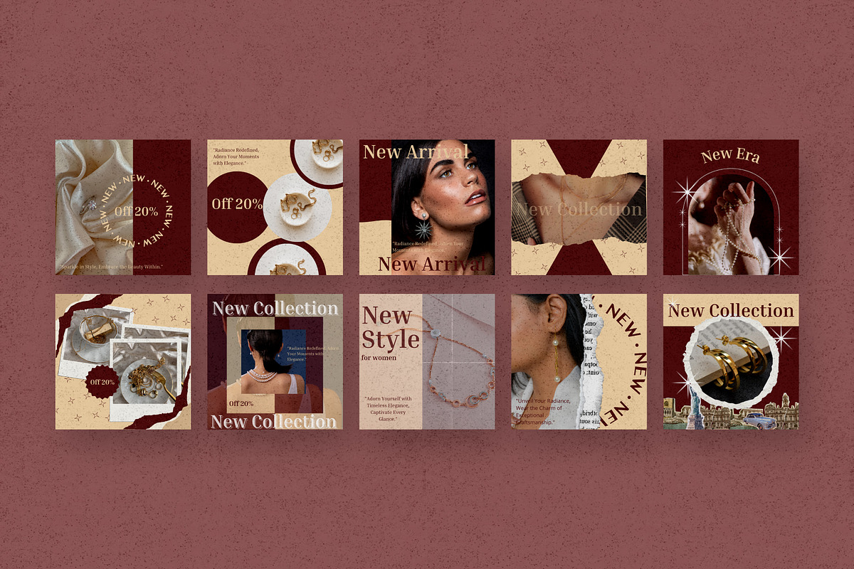Aesthetic Instagram Templates Canva, a Social Media Template by Pixel Blend (Photo 2 of 5)