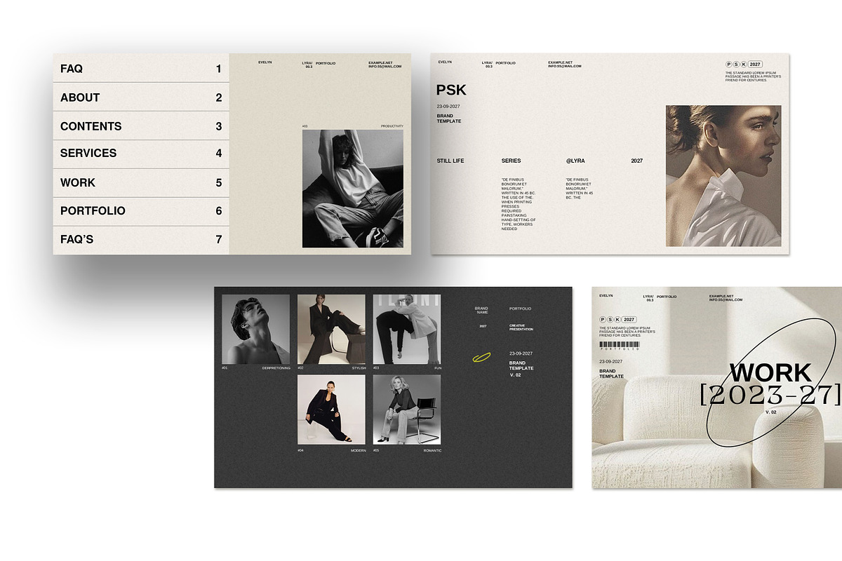 Brand Portfolio Template, a Presentation Template by slidestock55 (Photo 2 of 14)