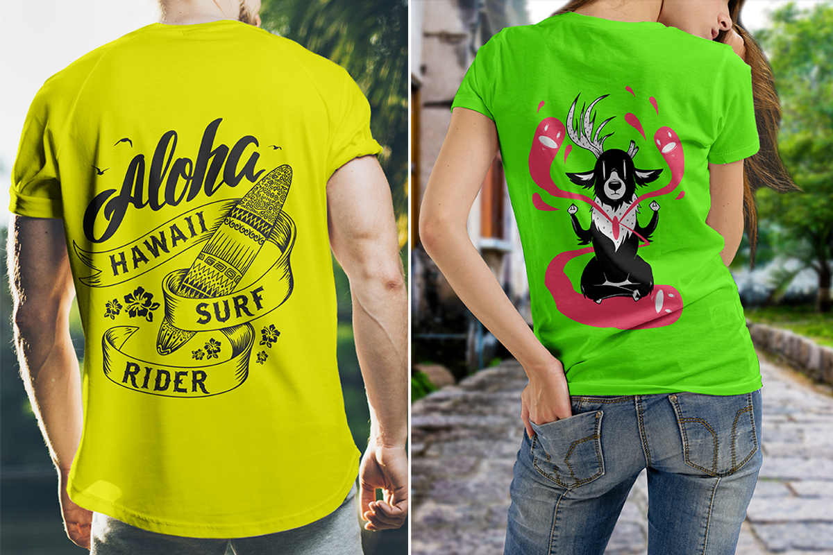 T-Shirt Mock-Up  Street Edition, a Shirt Mockup by Mock-up Store (Photo 5 of 9)