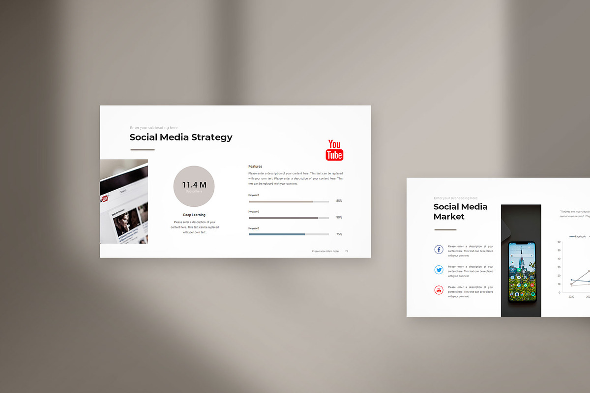 Social Media Marketing PowerPoint, a Presentation Template by CreativityForest (Photo 3 of 16)