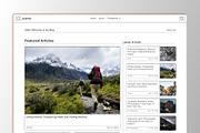 Journal - Blog Framer Template, a Landing Page Template by THdesign (Thumbnail 1 of 4)