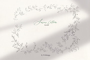Sensuous Line Floral Crests Wreaths, an Illustration by whiteheartdesign (Thumbnail 5 of 9)