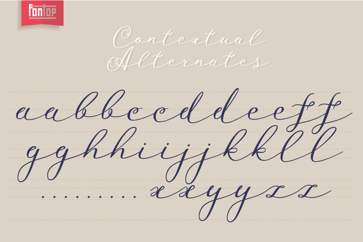 Presto Script, a Script Font by Fontop (Photo 11 of 12)
