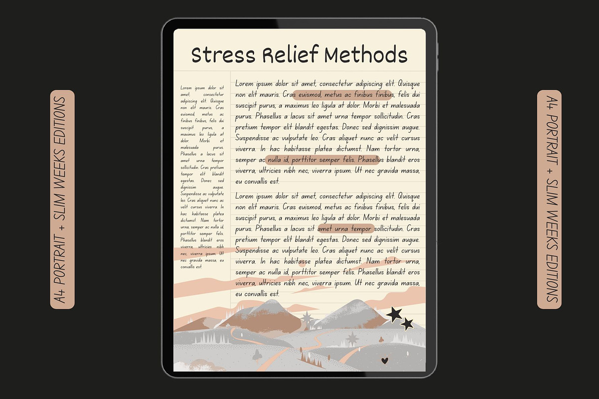 Digital Weekly Planner/Notebook ADHD, a Stationery Template by Ashiya Pixel (Photo 7 of 18)