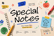 Special Notes; Handwritten Font, a Handwritten Font by Eko Bimantara (Thumbnail 1 of 7)