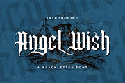 Angel Wish - Blackletter Font, a Blackletter Font by StringLabs (Thumbnail 1 of 13)