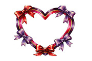 Valentine Heart Frame Bow Collection, a Person Illustration by Designer_Momina (Thumbnail 12 of 17)