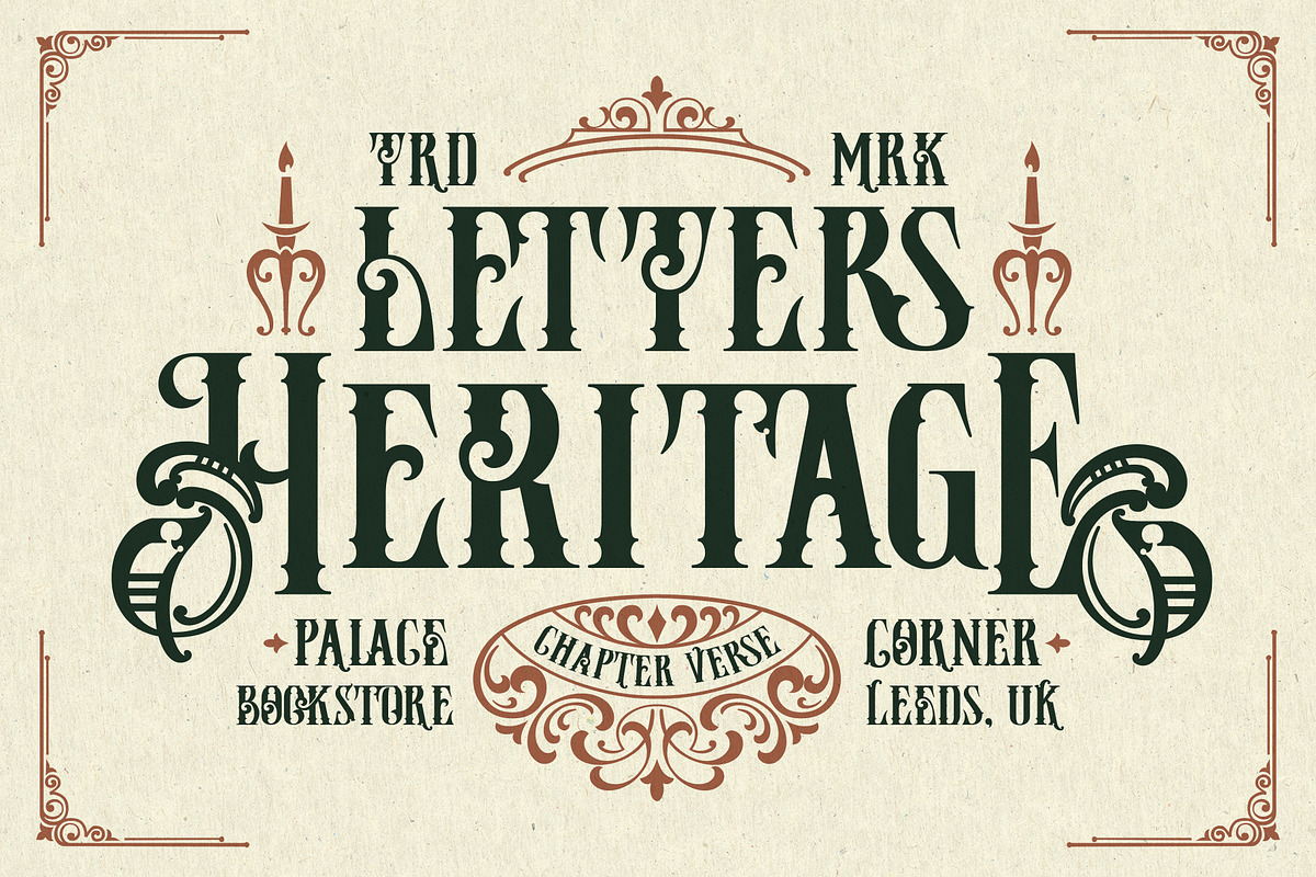 Jamesoon Victorian Typeface, a Serif Font by alit design (Photo 4 of 17)