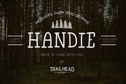 Handie Fonts - Over 1800 Glyphs, a Sans Serif Font by Nathan Brown (Thumbnail 1 of 4)
