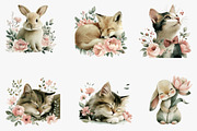 valentine and nursery animals set, an Illustration by CreationArt (Thumbnail 3 of 7)