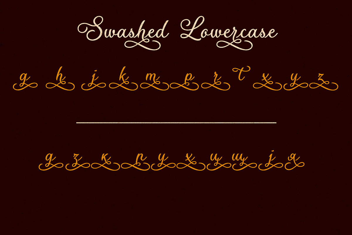 Flores del Sol calligraphic font, a Script Font by Roland Huse Design (Photo 5 of 7)