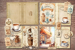 Coffee Scrapbook Kit