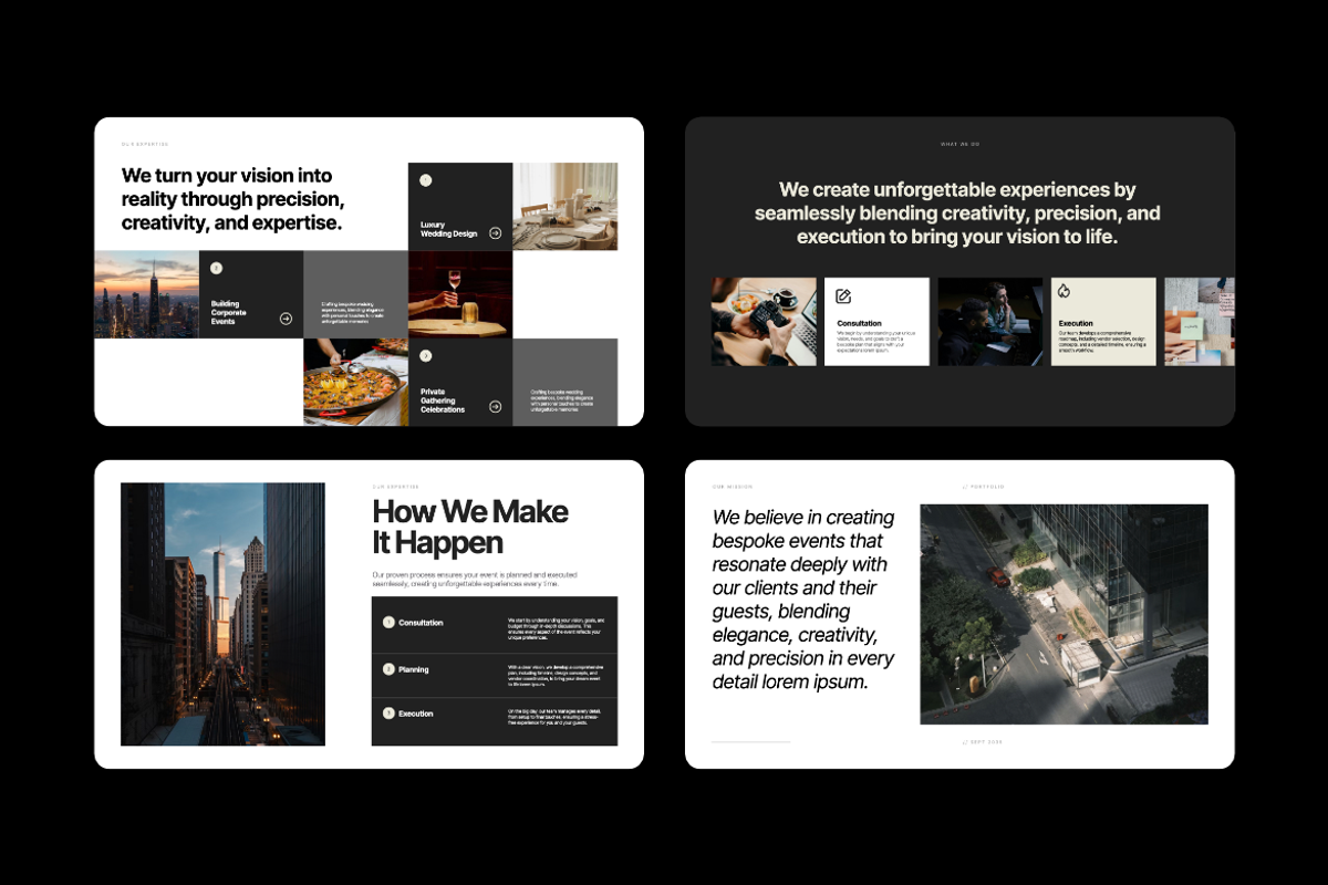 Alexandre Minimalist Portfolio GSL, a Presentation Template by Unich Design Bureau (Photo 2 of 9)