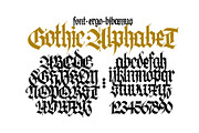 Gothic vector letters, an Object Graphic by GeekClick (Thumbnail 3 of 7)